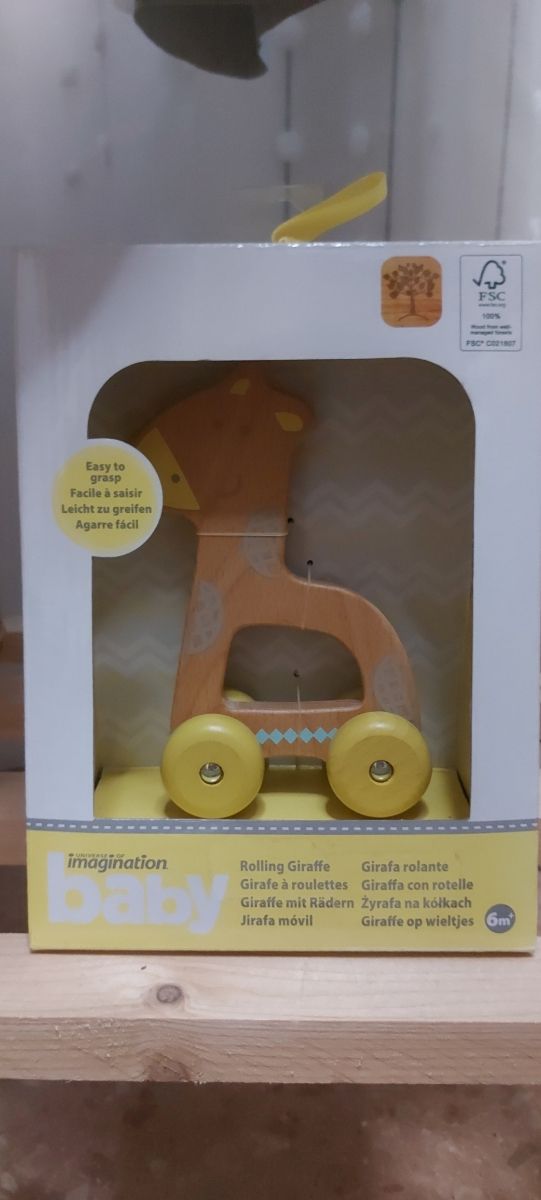 Juguete de madera para bebé nuevo