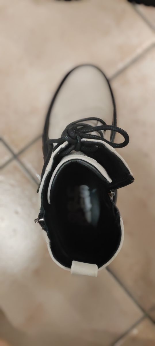 Botas militares plataforma refresh beige