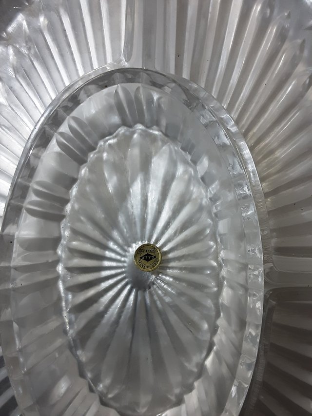 Vassoio per antipasti modernariato in alluminio Ar