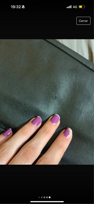 Pantalon recto cuero zara