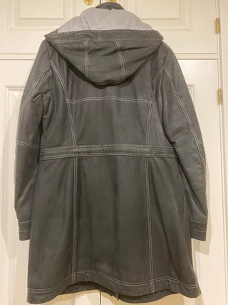 Parka de piel talla l