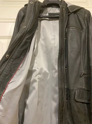 Parka de piel talla l