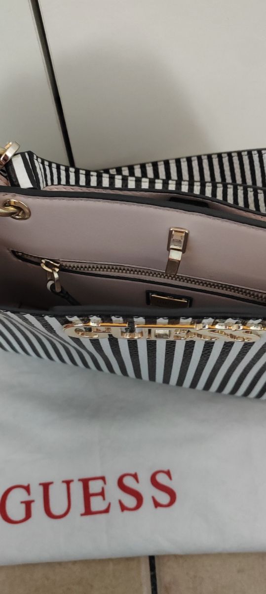 Bolso guess rayas