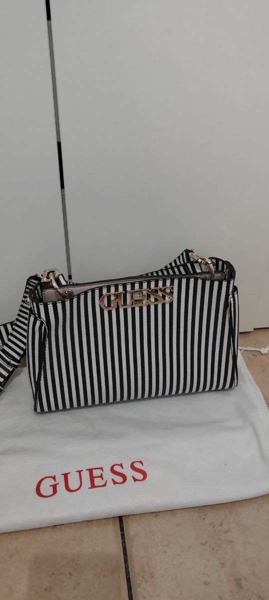 Bolso guess rayas