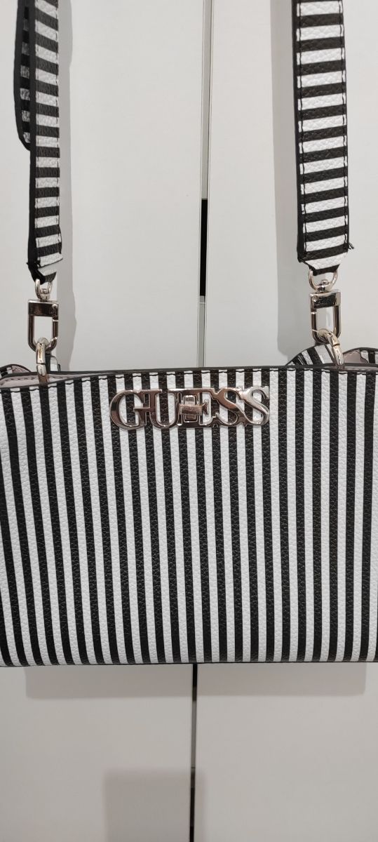 Bolso guess rayas