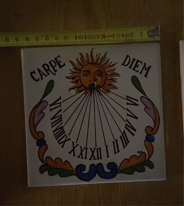 Azulejo reloj de sol