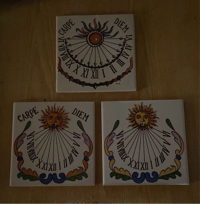 Azulejo reloj de sol
