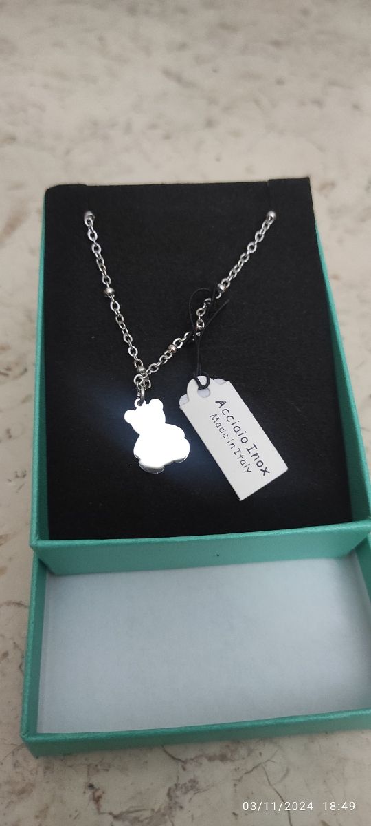 Collana in acciaio Lamù