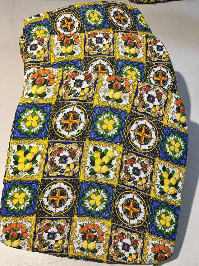 Offerta !!! Set di 4 cuscini x sedia con fettucce