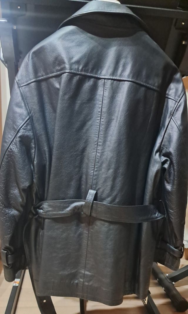 Giacca in vera pelle stile anni '50