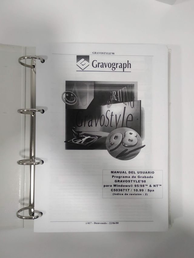 Grabadora GRAVOTECH IS200 más complementos