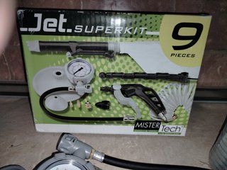 Kit inflador de aire comprimido 9 piezas