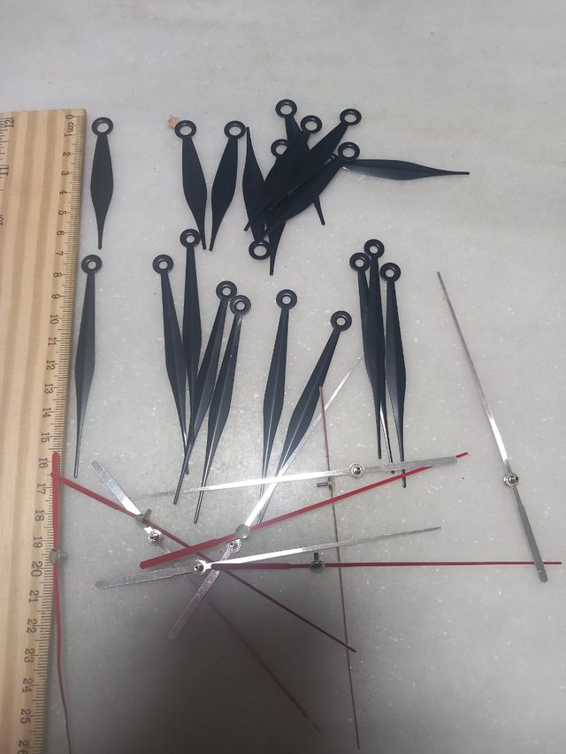 Agujas de reloj lote de 30