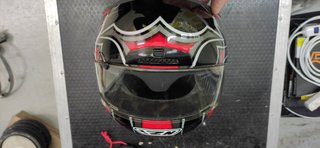 Casco de moto  fibra NZI
