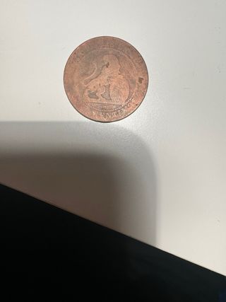 Moneda de 10 centimos primera republica española