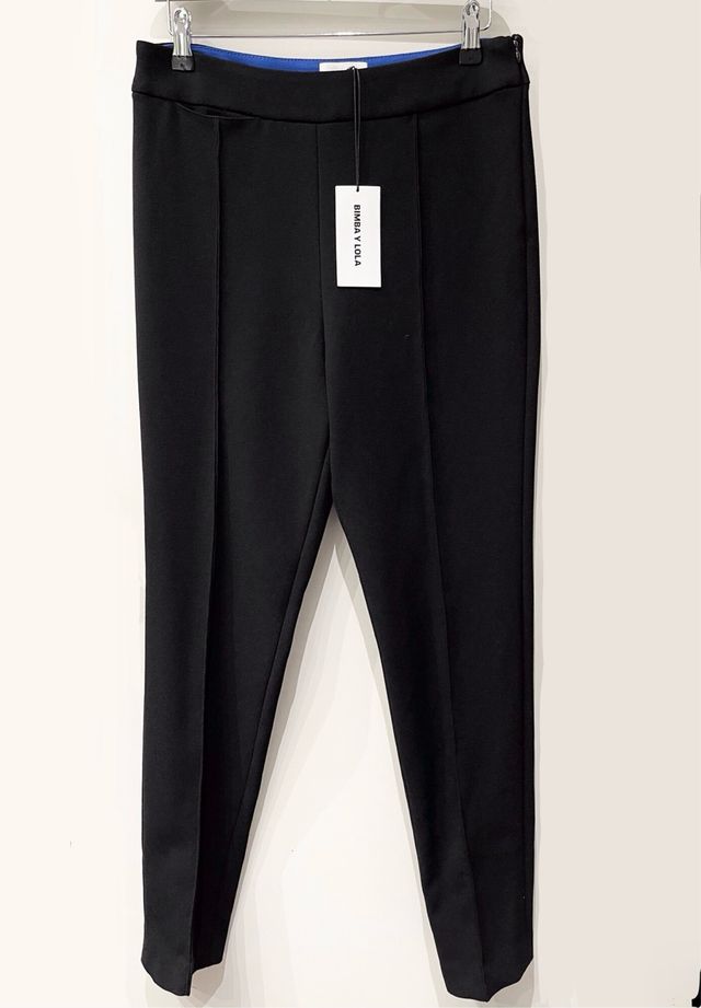 Pantalon tiro alto negro Bimba y Lola
