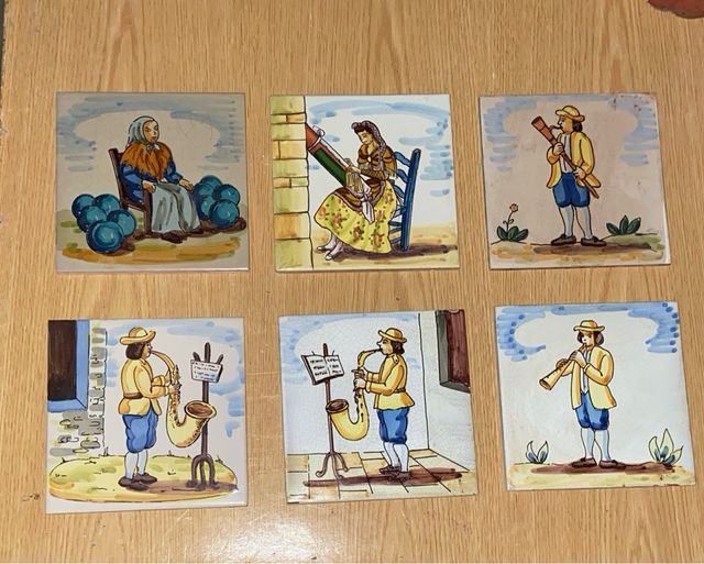 Azulejos ceramica antigua valenciana oficios