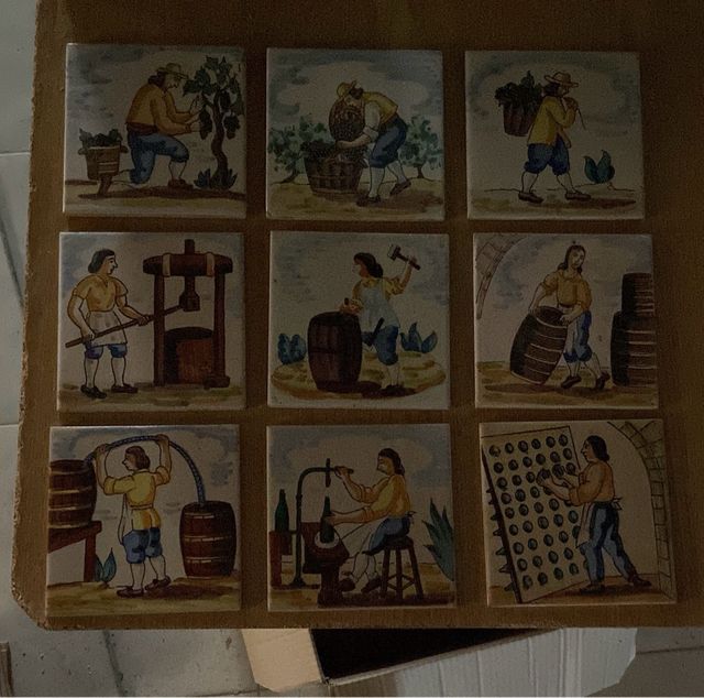 Azulejos ceramica antigua valenciana oficios