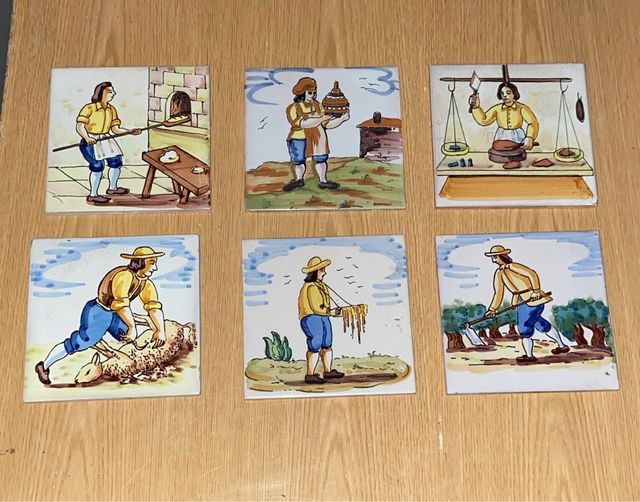 Azulejos ceramica antigua valenciana oficios