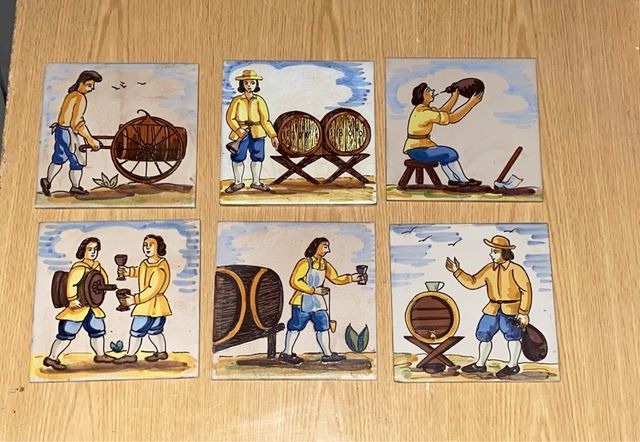 Azulejos ceramica antigua valenciana oficios