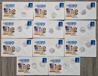 Colección completa matasellos Espamer'80