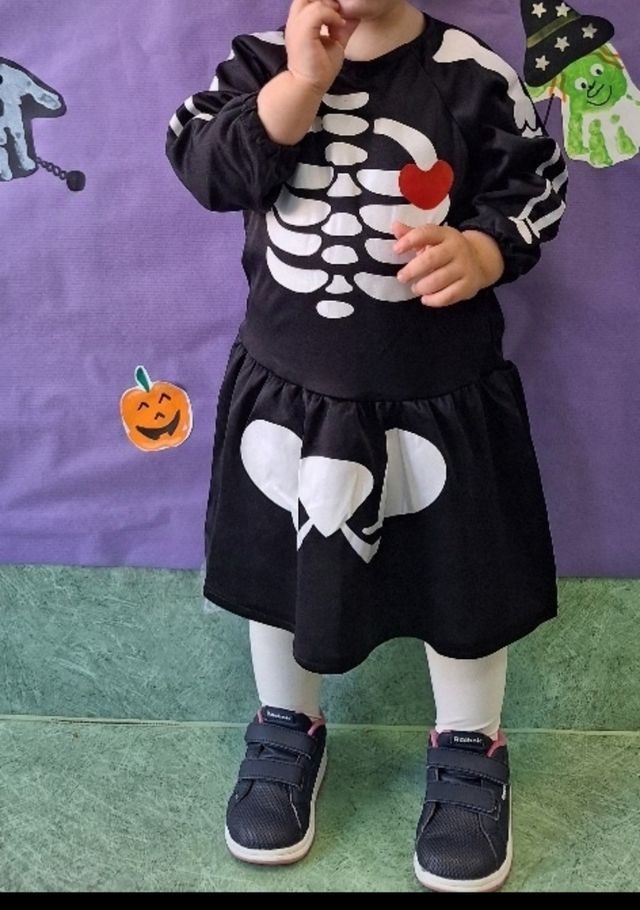 Disfraz niña esqueleto 🦴