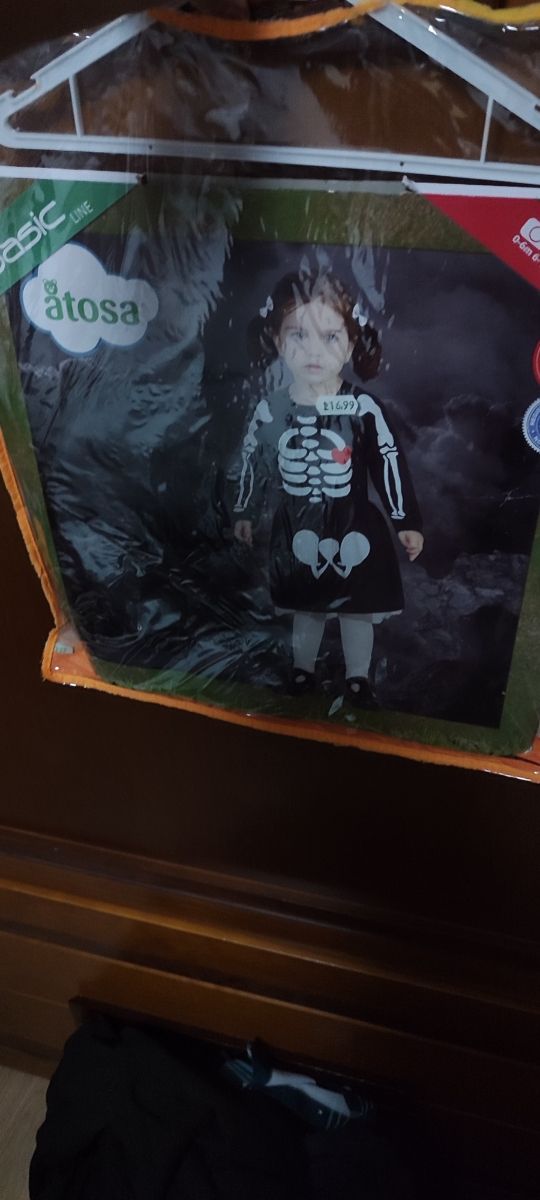 Disfraz niña esqueleto 🦴