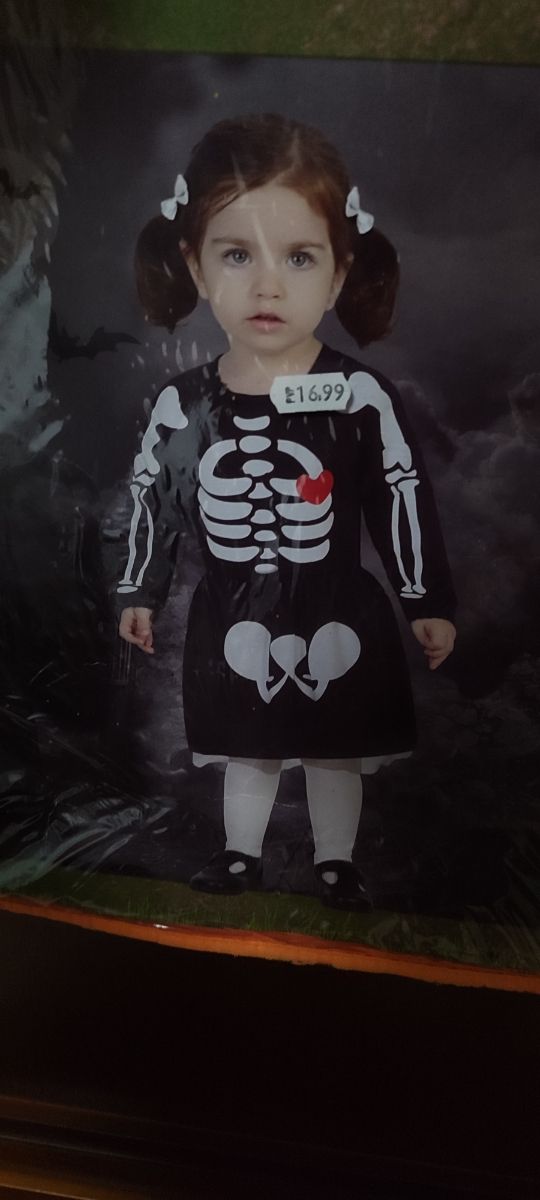 Disfraz niña esqueleto 🦴