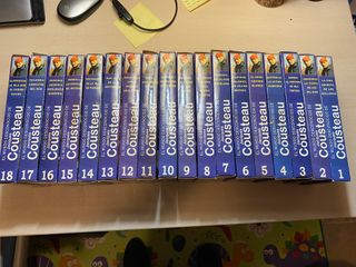 Colección VHS Jacques Cousteau El mundo desconocid