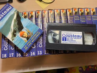 Colección VHS Jacques Cousteau El mundo desconocid