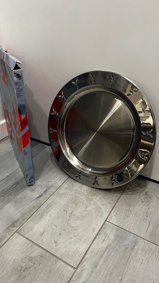 Vassoio AMC in acciaio - 39cm