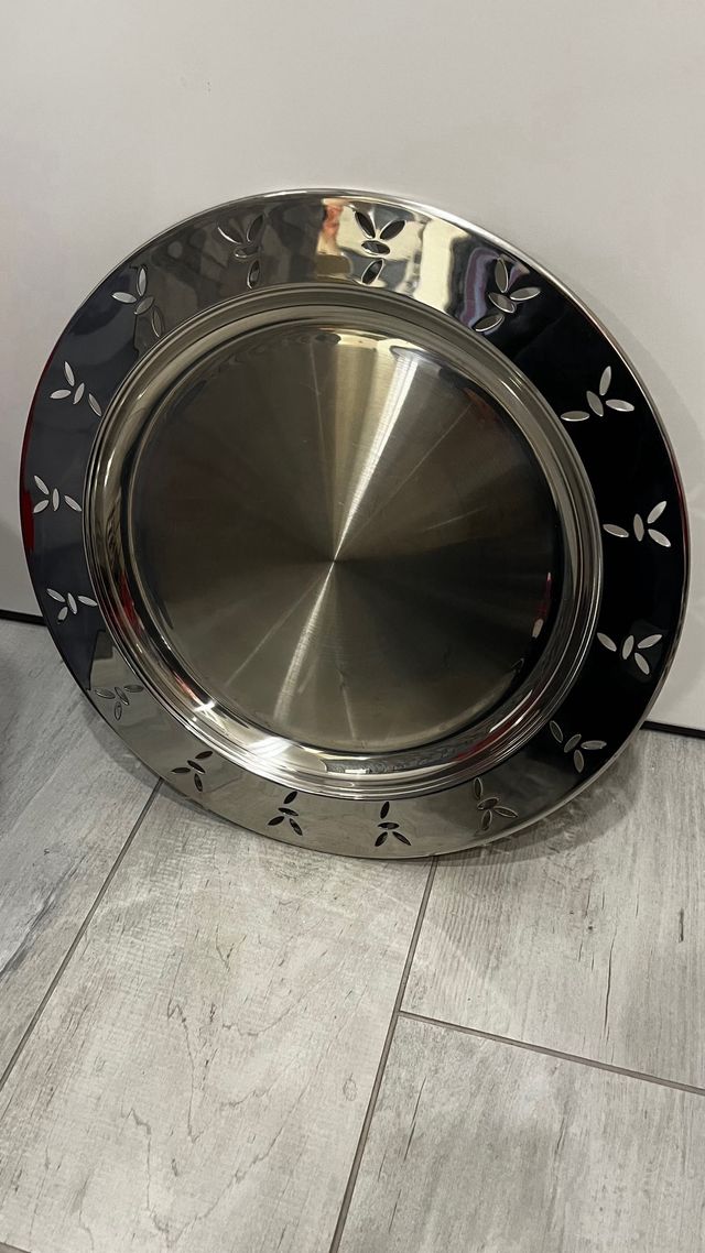 Vassoio AMC in acciaio - 39cm