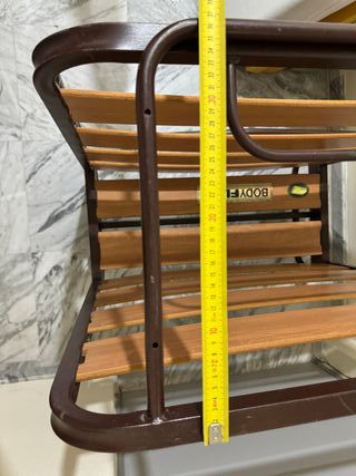 cama plegable body flex con lamas de madera 80x190