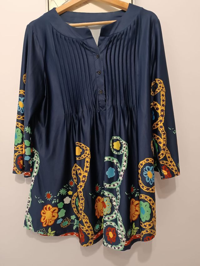 Blusa suelta talla L