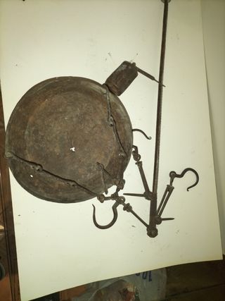 Báscula Romana antigua vintage