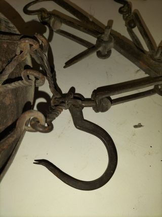 Báscula Romana antigua vintage