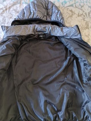 Cazadora acolchada gris - Talla S