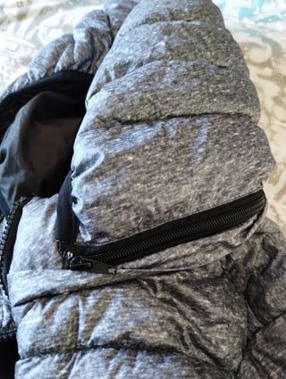 Cazadora acolchada gris - Talla S