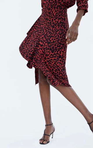 Falda ANIMAL PRINT ROJA