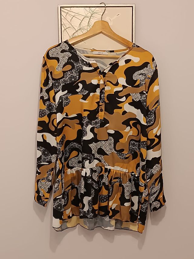Blusa estampada talla XL