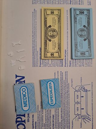 Juego de mesa Operación vintage