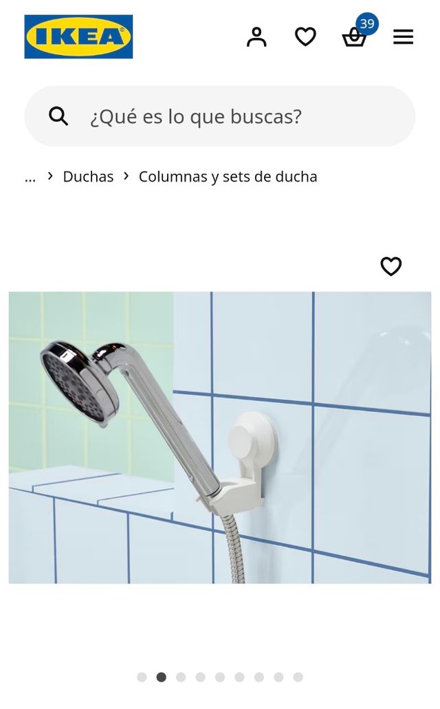 Tisken soporte alcachofa ducha