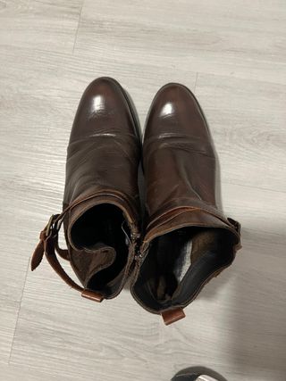 Botines de piel