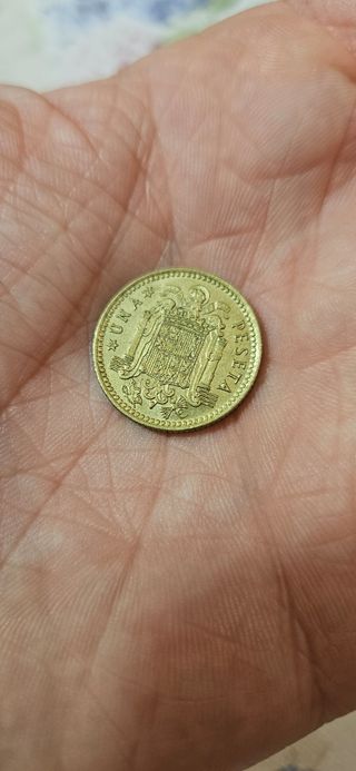 Moneda 1 peseta de franco 1966