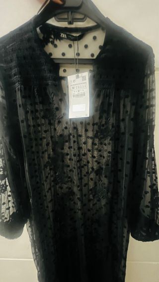 Vestido midi tull