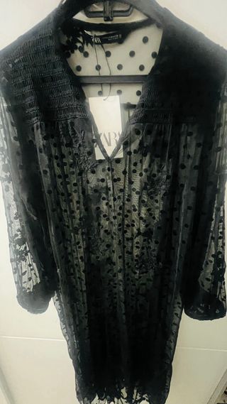 Vestido midi tull