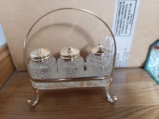 Adorno especieros de cristal