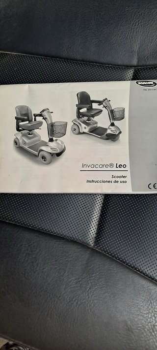 Scooter electrico invacare 4 ruedas. Modelo Leo