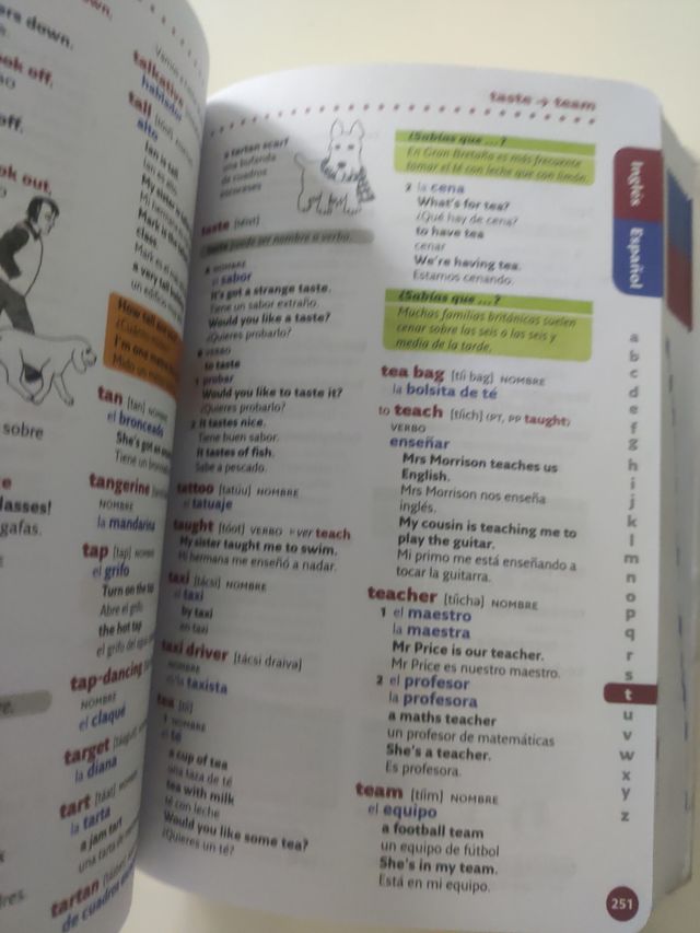 First Time Ingles: Diccionario bilingue Espanol-Ingles | English-Spanish (ESPANOL-INGLES) (Español - Inglés) (Spanish Edition)