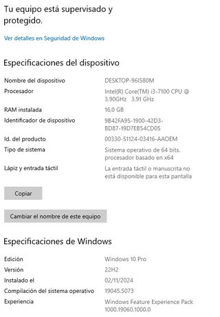 CPU DELL Vostro 3668 i3-7100 16Gb DDR4 SSD:240Gb